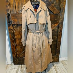Vintage Uzzi Womens Trench Coat size S/M
